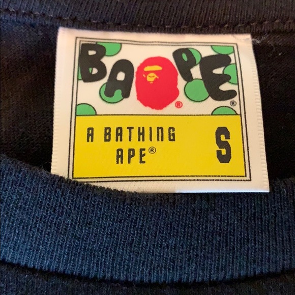 ORANGE CAMO BAPE SHIRT - Picture 2 of 5